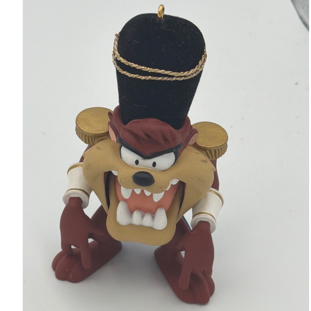 Vintage 1996 Hallmark Looney Tunes Taz Tasmanian Devil Nutcracker Ornament